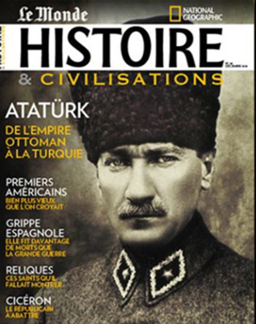 Atatürk Fransız tarih dergisinin kapağında