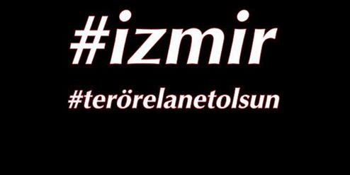 Izmir`de terör saldrısını kınıyoruz