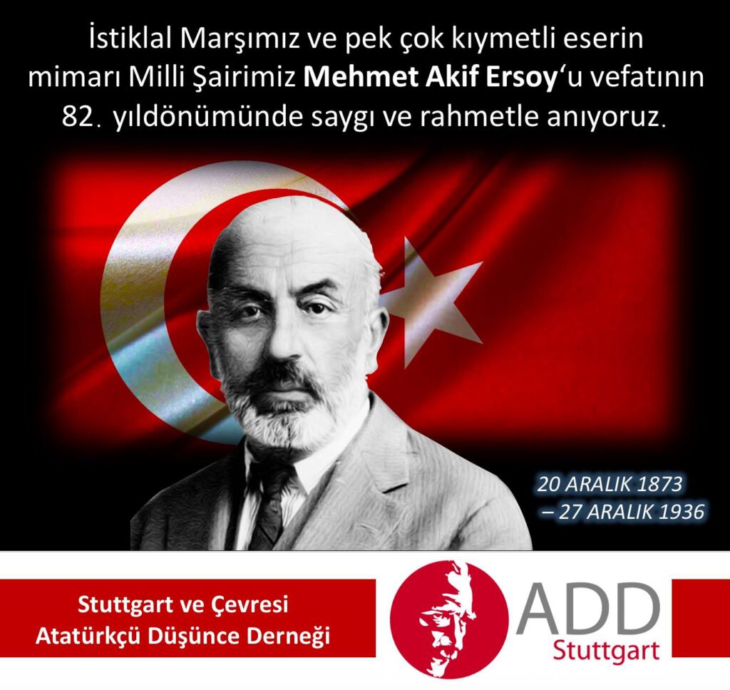 Mehmet Akif Ersoy`u anıyoruz