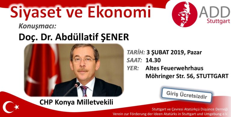 Konferans : Doç.Dr. Abdullatif ŞENER