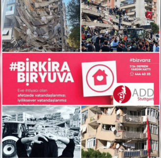 ADD Stuttgart İzmirlilerle dayanışıyor: “Kışı evde geçirebilmeleri için destek olun”