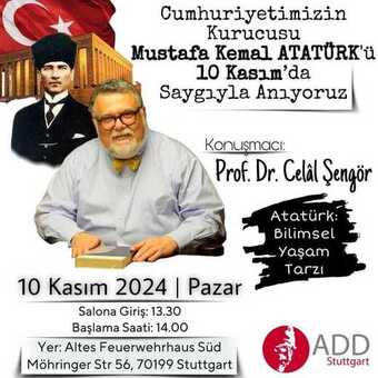 “Atatürk ve Bilimsel Yaşam Tarzı” – Prof. Dr. Celal Şengör